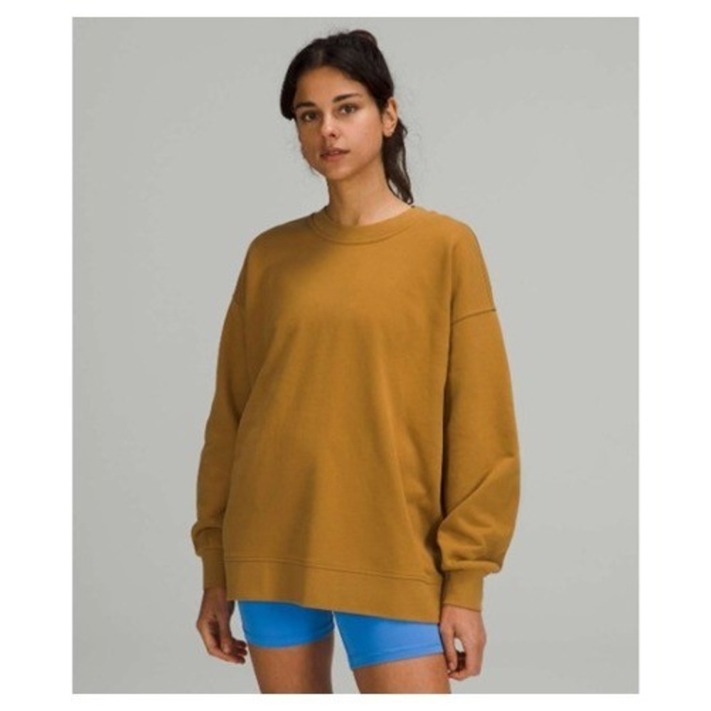 Lululemon Perfectly Oversized Crew Sweatshirt 6‎ Spiced Bronze Autumn